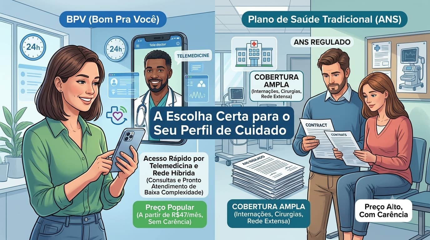 Como funciona o Bom pra Você: telemedicina com clínico geral e rede de hospitais parceiros para pronto atendimento